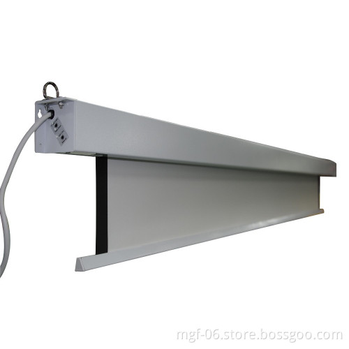 HD 100",120"False ceiling Motorized projector screen/wall mount electric screen with RF remote control